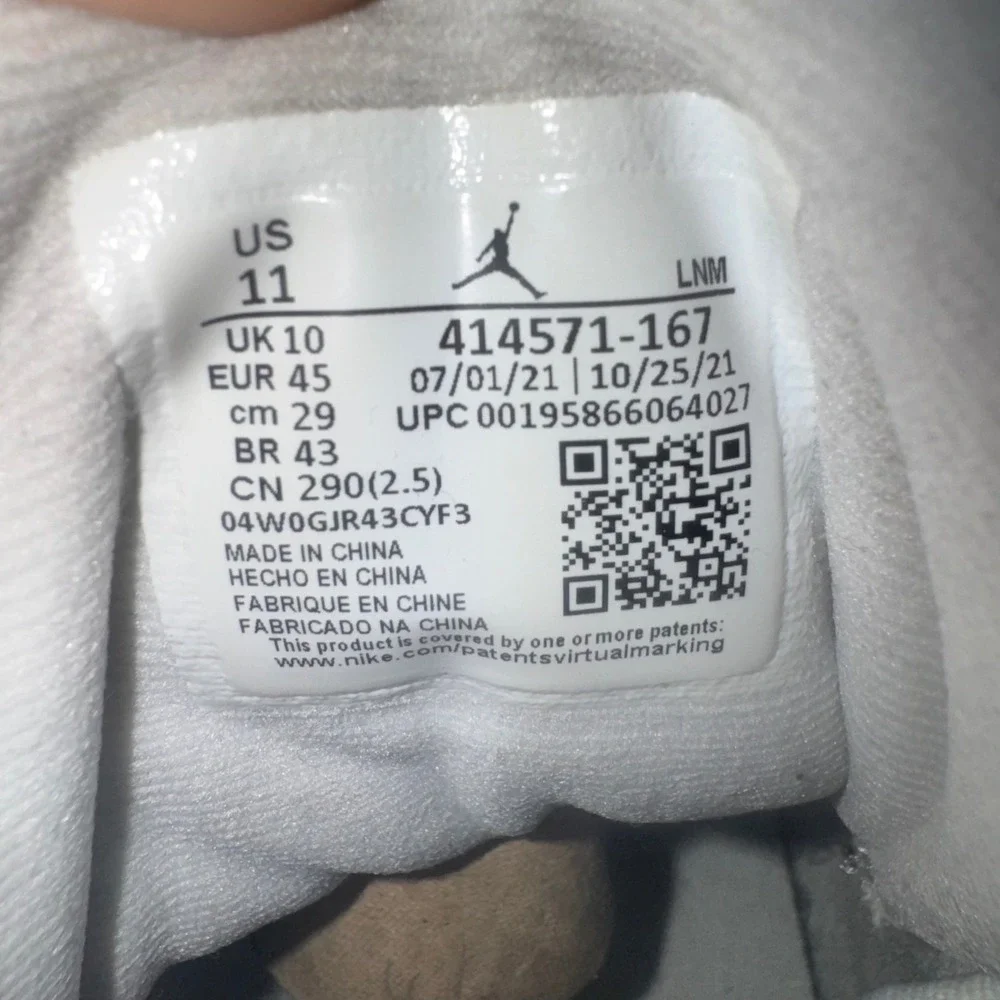 Air Jordan 13 Retro Del Sol White Yellow 414571-167 Mens Size‎ 11